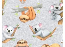 Jersey - Fred grau meliert Koala Faultier